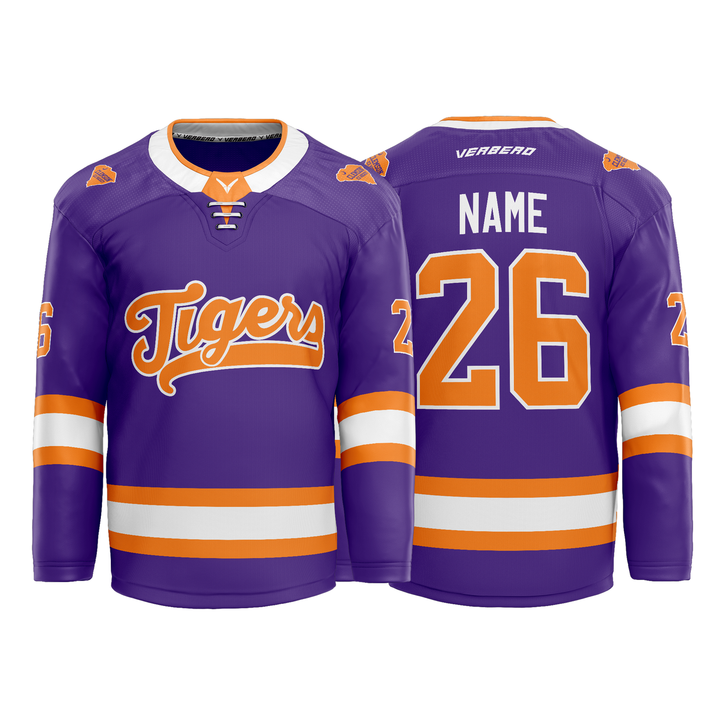 Clemson Custom Hybrid Purple Jersey