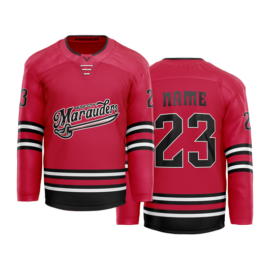 Music City Marauders Red Custom Sublimated Jersey