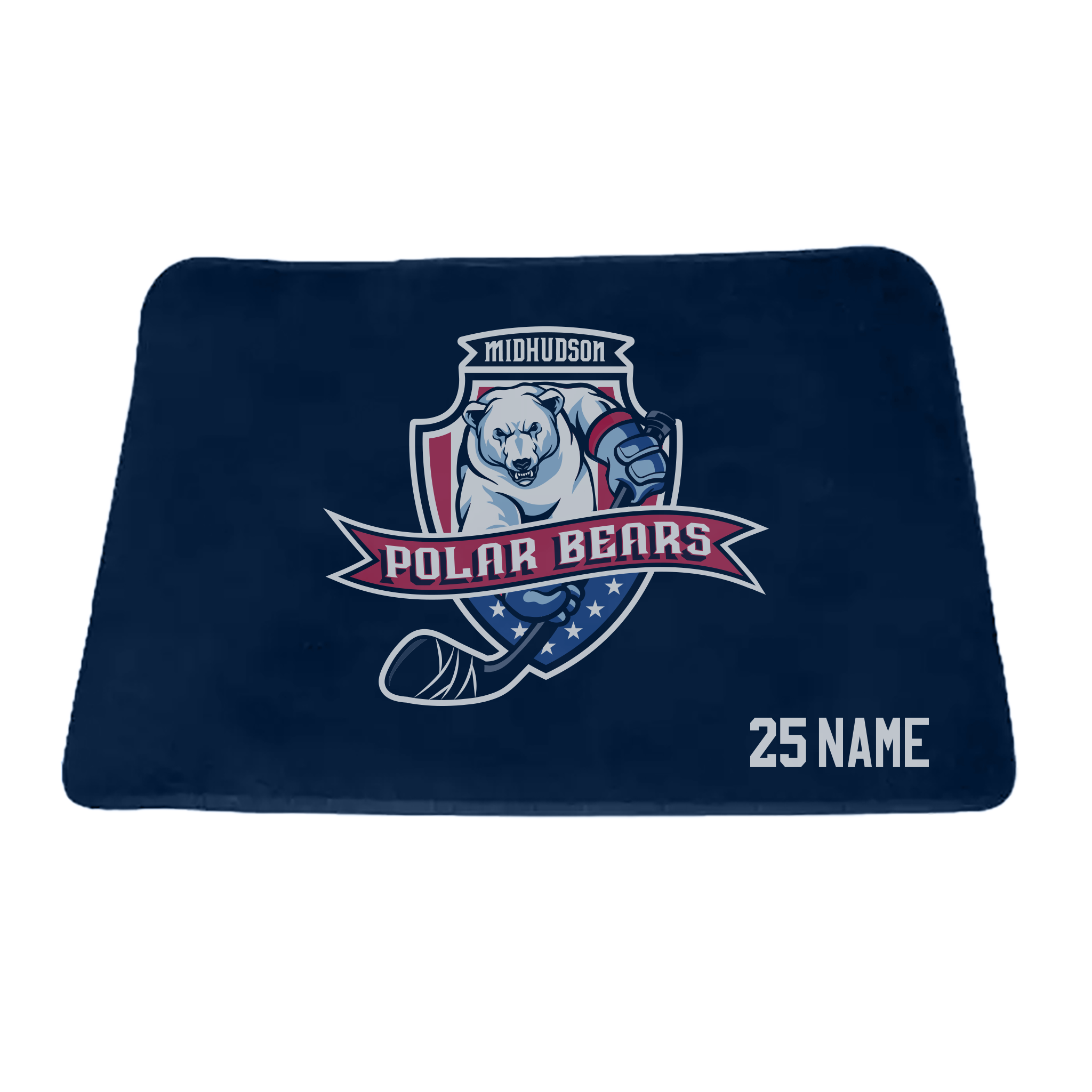 Mid-Hudson Polar Bears Custom Skate Mat