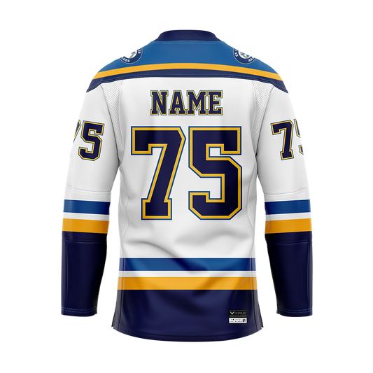 St.Louis Blues AAA White Sublimated With Twill Authentic Jersey