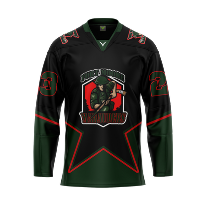 Fort Moore Marauders Black Jersey Customized