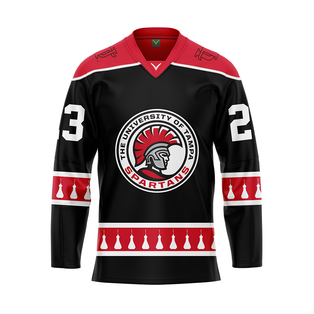 Custom University of Tampa Dark Womens Hockey Authentic Sublimated Jersey