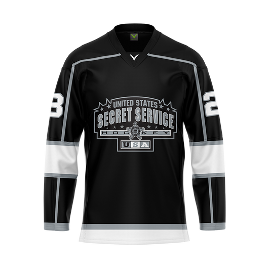 US Secret Service Black Sublimated Jersey