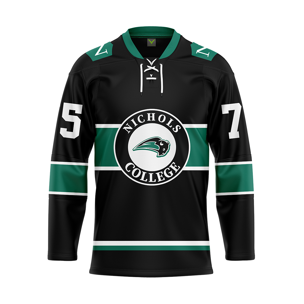 Nichols College Dark Custom Replica Sublimated Jersey
