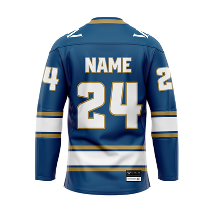 Arch Bishop Blue Custom Sublimated Jersey