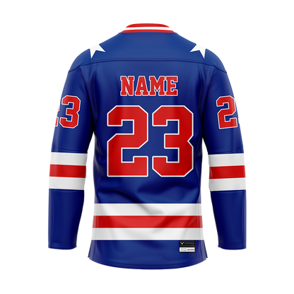 ACHA SHOW USA Themed Custom Sublimated Jersey