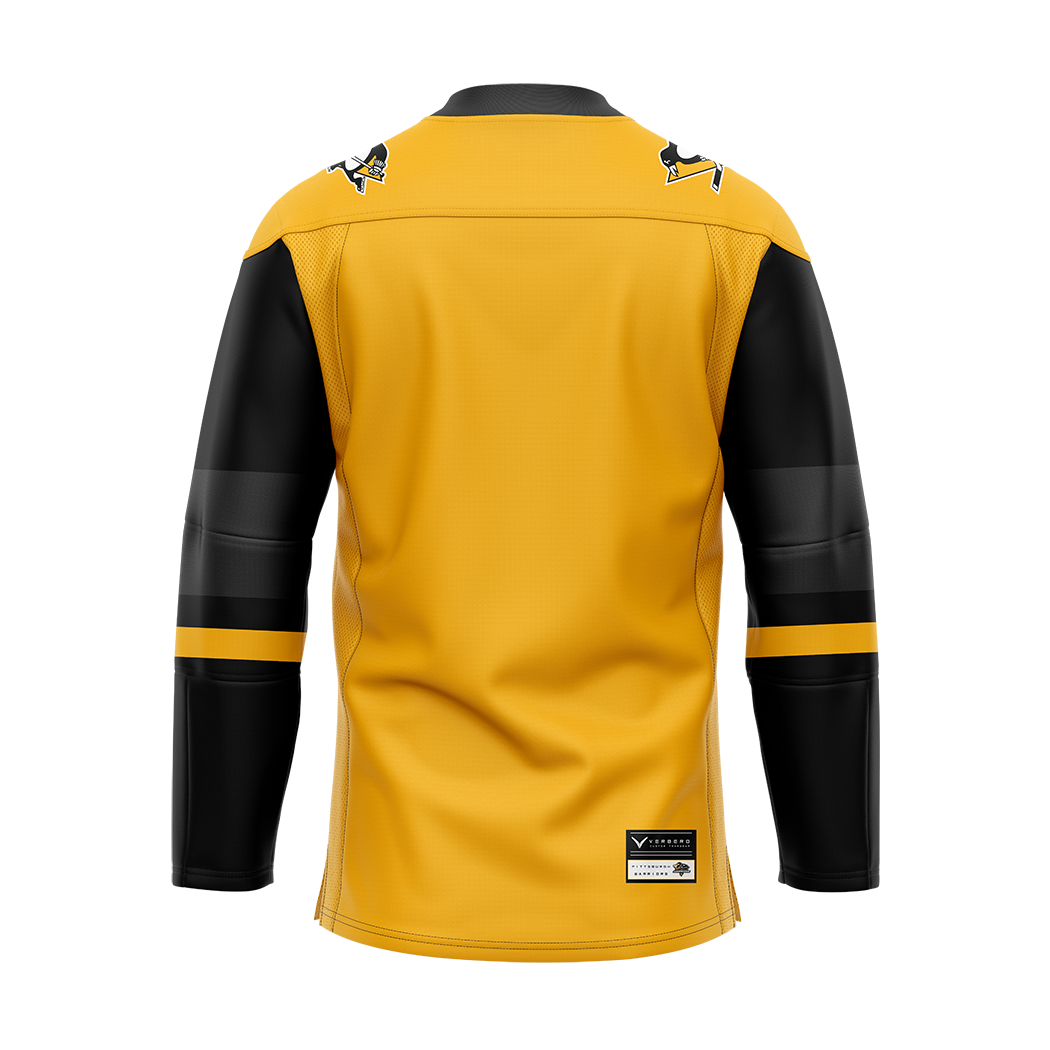 Pittsburgh Warriors Sublimated Jersey Yellow