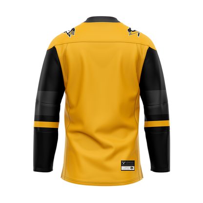 Pittsburgh Warriors Sublimated Jersey Yellow