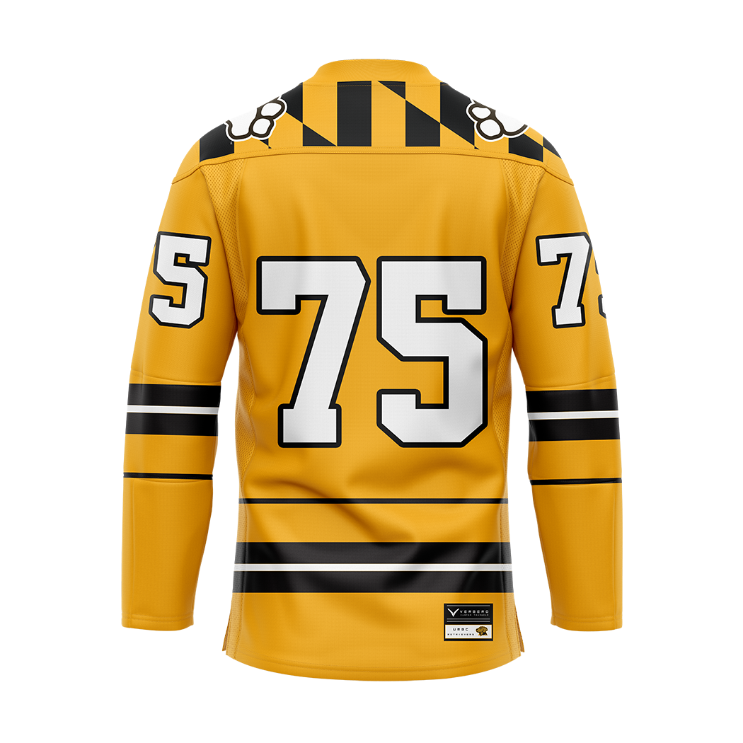 UMBC Gold Custom Replica Jersey