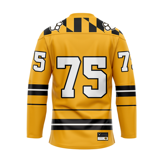 UMBC Gold Custom Replica Jersey