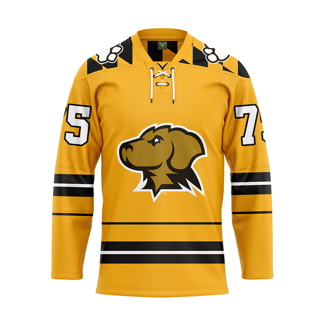UMBC Gold Custom Replica Jersey