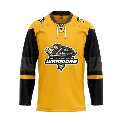 Pittsburgh Warriors Sublimated Jersey Yellow