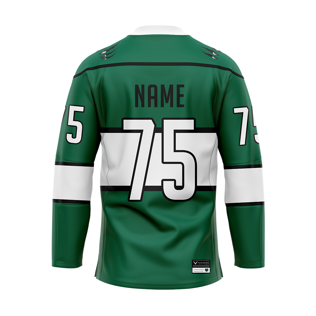 Custom Binghamton Green Replica Sublimated Jersey