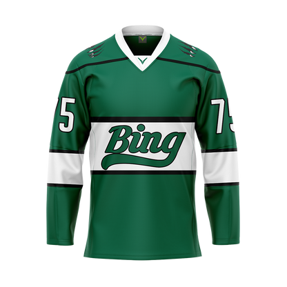 Custom Binghamton Green Replica Sublimated Jersey
