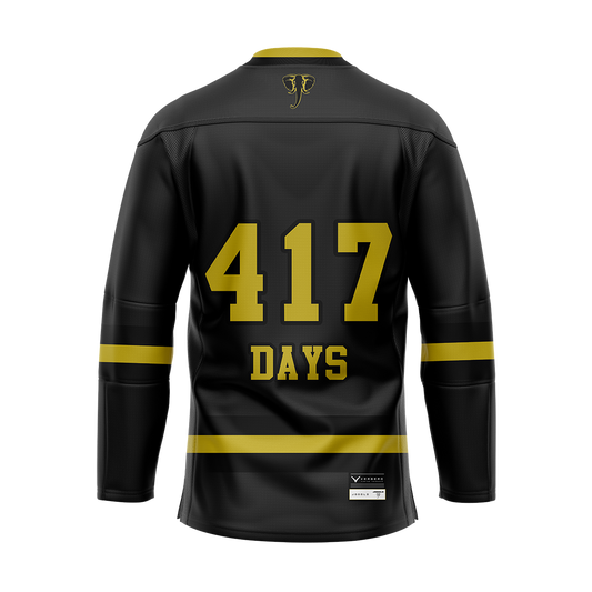 Going Gold Dark Sublimated With Twill Authentic Jersey