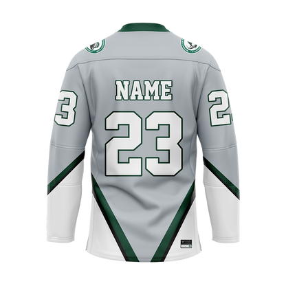 Custom Slippery Rock Gray Replica Jersey