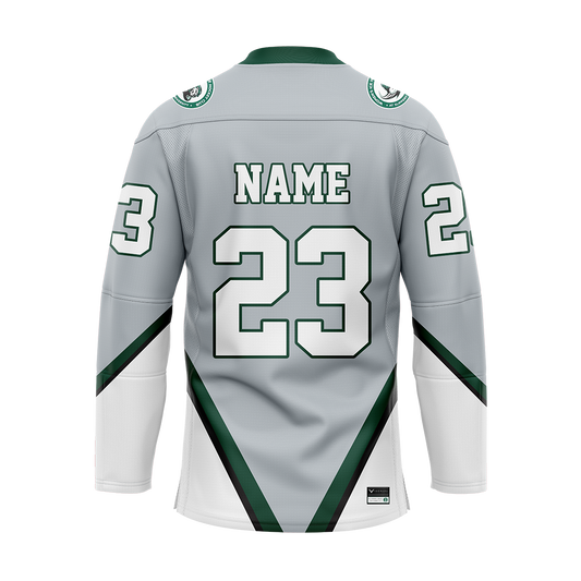 Custom Slippery Rock Gray Replica Jersey