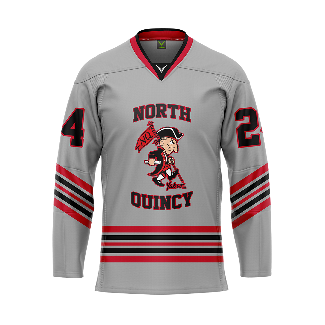 North Quincy Hockey Hybrid Jersey Customized