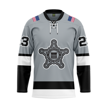 US Secret Service Grey Sublimated Jersey