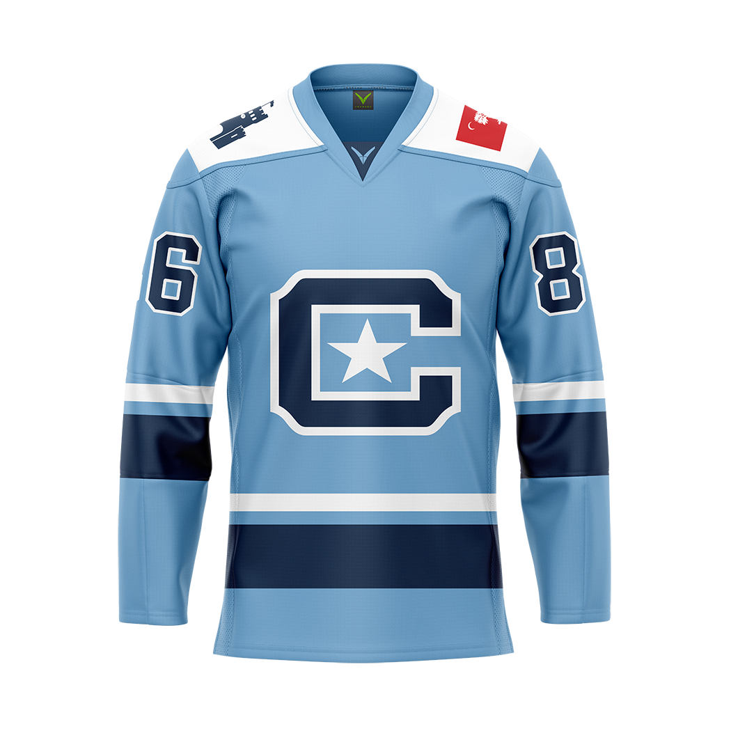 Citadel Blue Custom Replica Sublimated Jersey