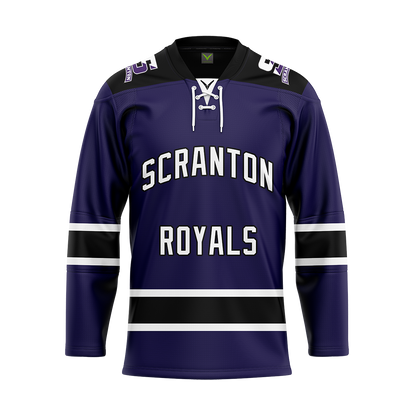 Scranton Purple Sublimated with Twill Replica Jersey