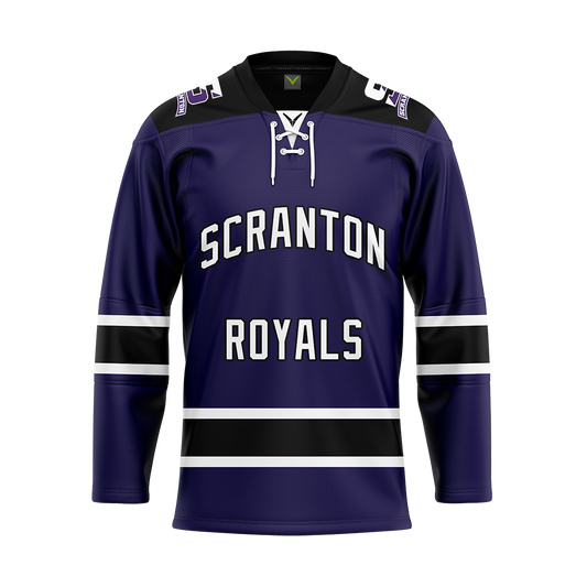 Scranton Purple Sublimated with Twill Replica Jersey