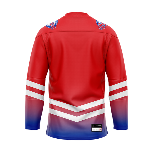 Florida Southern Hockey Red Replica Sublimated Jersey