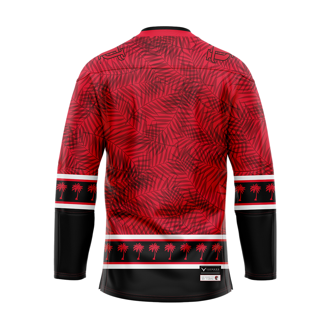 Custom University of Tampa Gasparilla Womens Hockey Authentic Sublimated Jersey