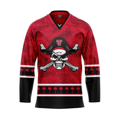 Custom University of Tampa Gasparilla Womens Hockey Authentic Sublimated Jersey