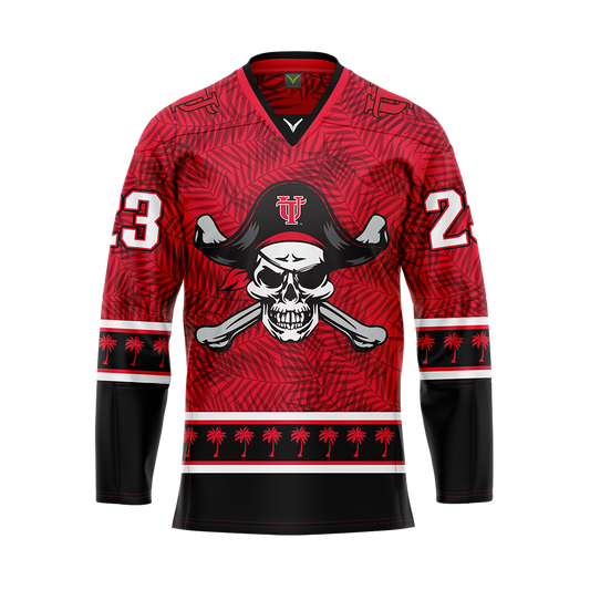 Custom University of Tampa Gasparilla Womens Hockey Authentic Sublimated Jersey