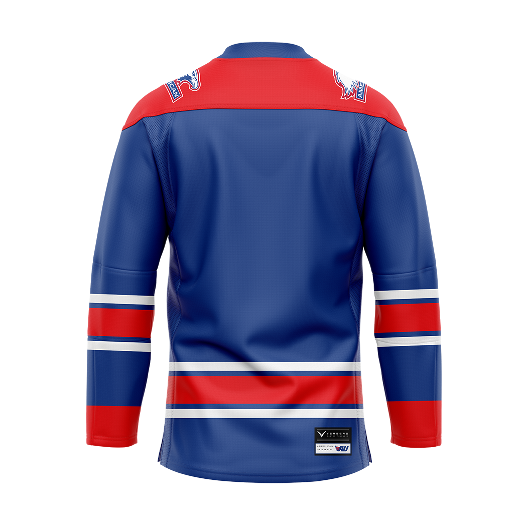 American University Dark Sublimated With Twill Authentic Jersey