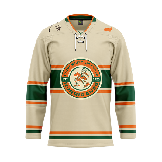 University of Miami Sublimated with Twill Jersey