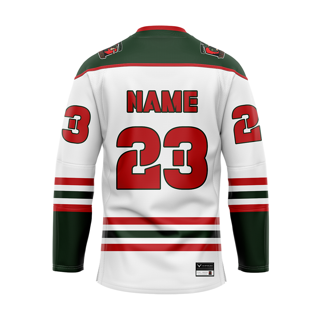 Fort Moore Marauders White Jersey Customized