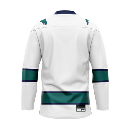UNC-Wilmington White Sublimated Jersey
