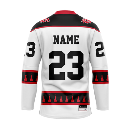 Custom University of Tampa White Womens Hockey Authentic Sublimated Jersey