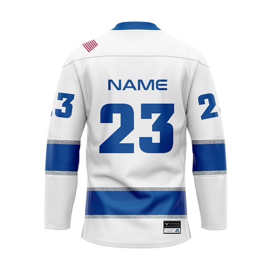 Delaware Hockey Custom Sublimated with Twill Replica Jersey
