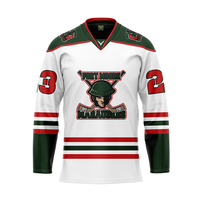 Fort Moore Marauders White Jersey Customized