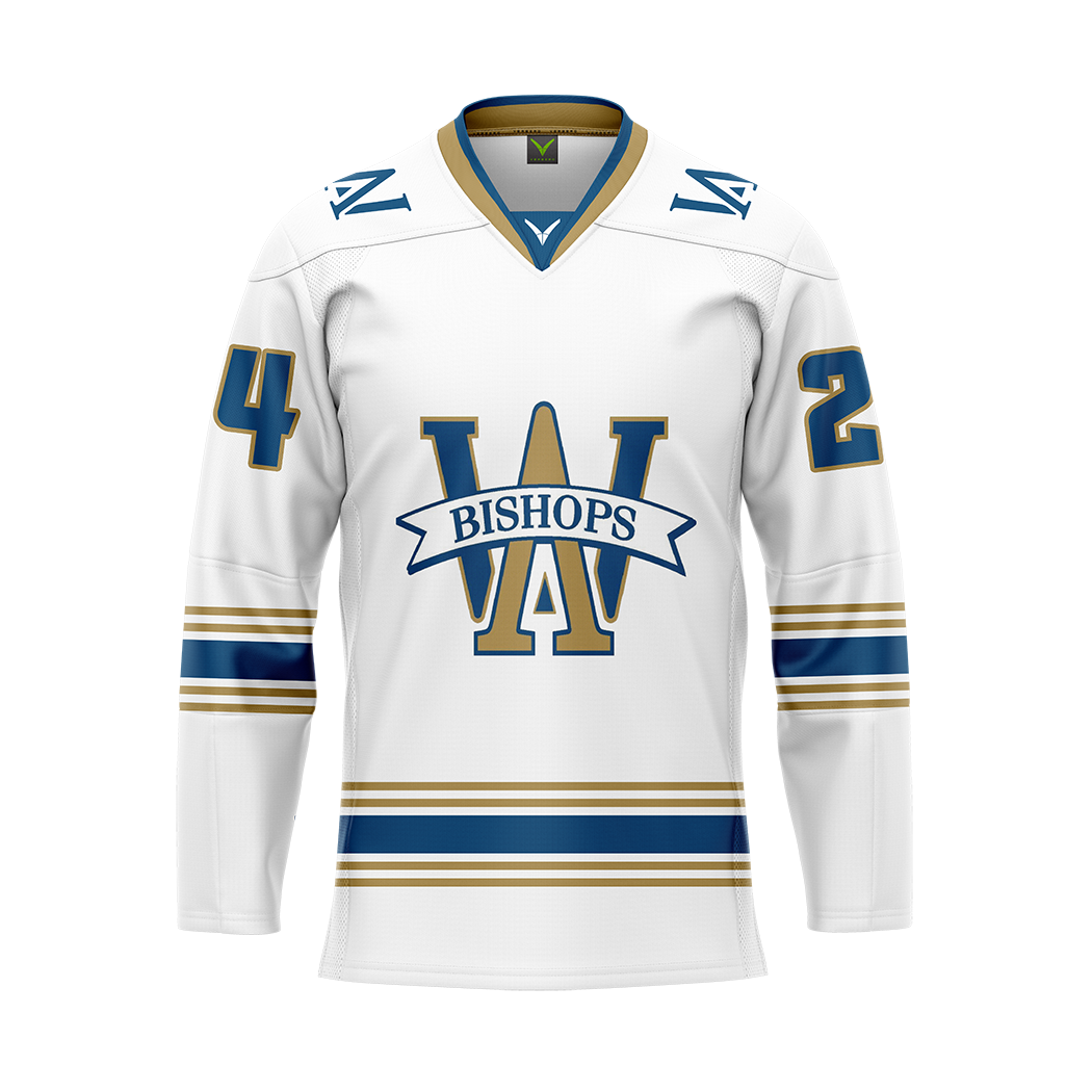 Arch Bishop White Custom Sublimated Jersey