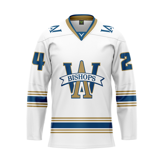 Arch Bishop White Custom Sublimated Jersey