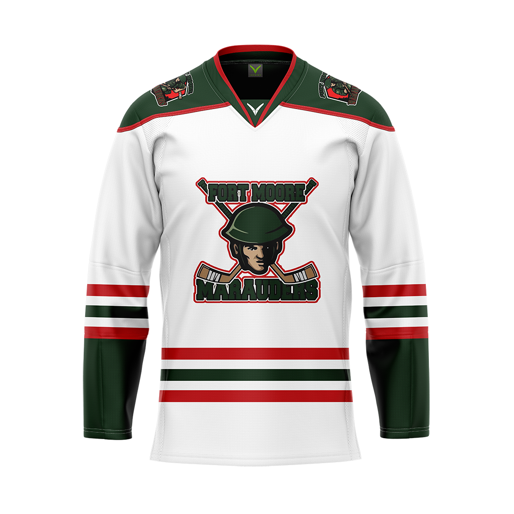 Fort Moore Marauders White Jersey