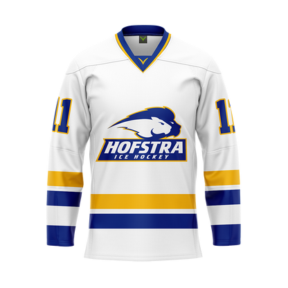 Hofstra White Replica Sublimated Jersey