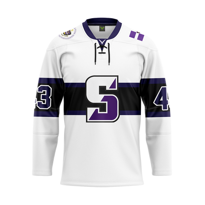 Custom Scranton White Sublimated Replica Jersey