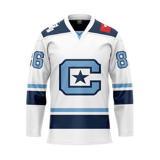 Citadel White Custom Replica Sublimated Jersey