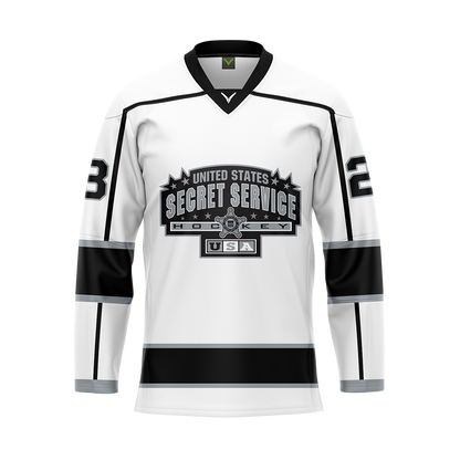 US Secret Service White Sublimated Jersey