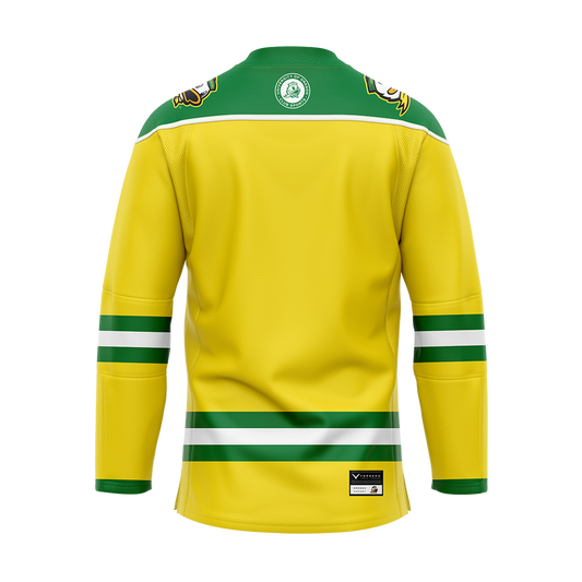 Oregon Yellow Authentic Sublimated With Twill Jersey