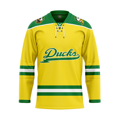 Oregon Yellow Authentic Sublimated With Twill Jersey