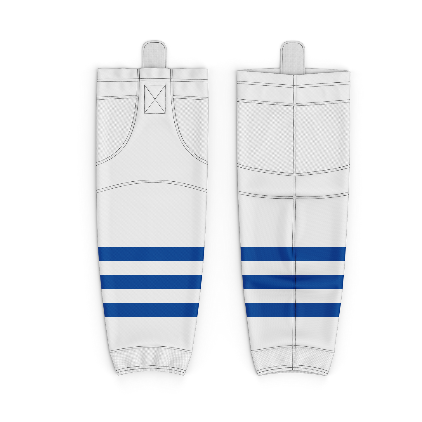 Nolensville HS Hockey Custom White Socks