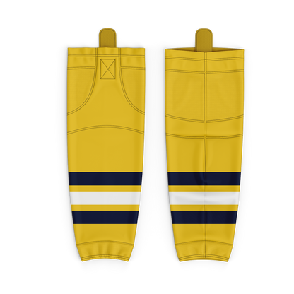 2016AAA North Jersey Avalanche Custom Yellow Socks