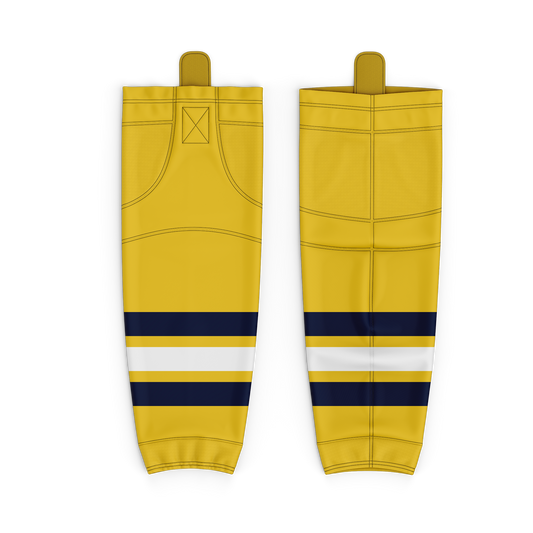 2016AAA North Jersey Avalanche Custom Yellow Socks