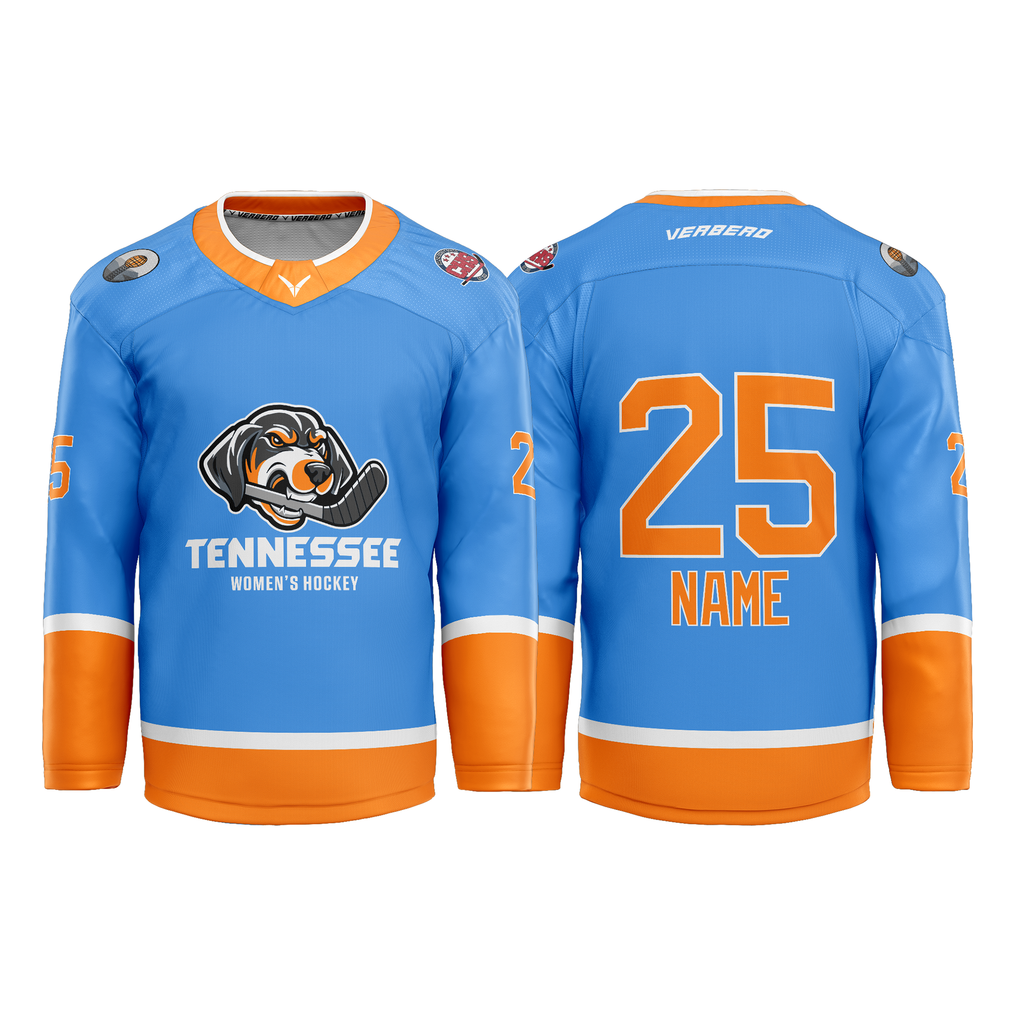 Tennessee Women's Fan Custom Blue Sublimated Jersey